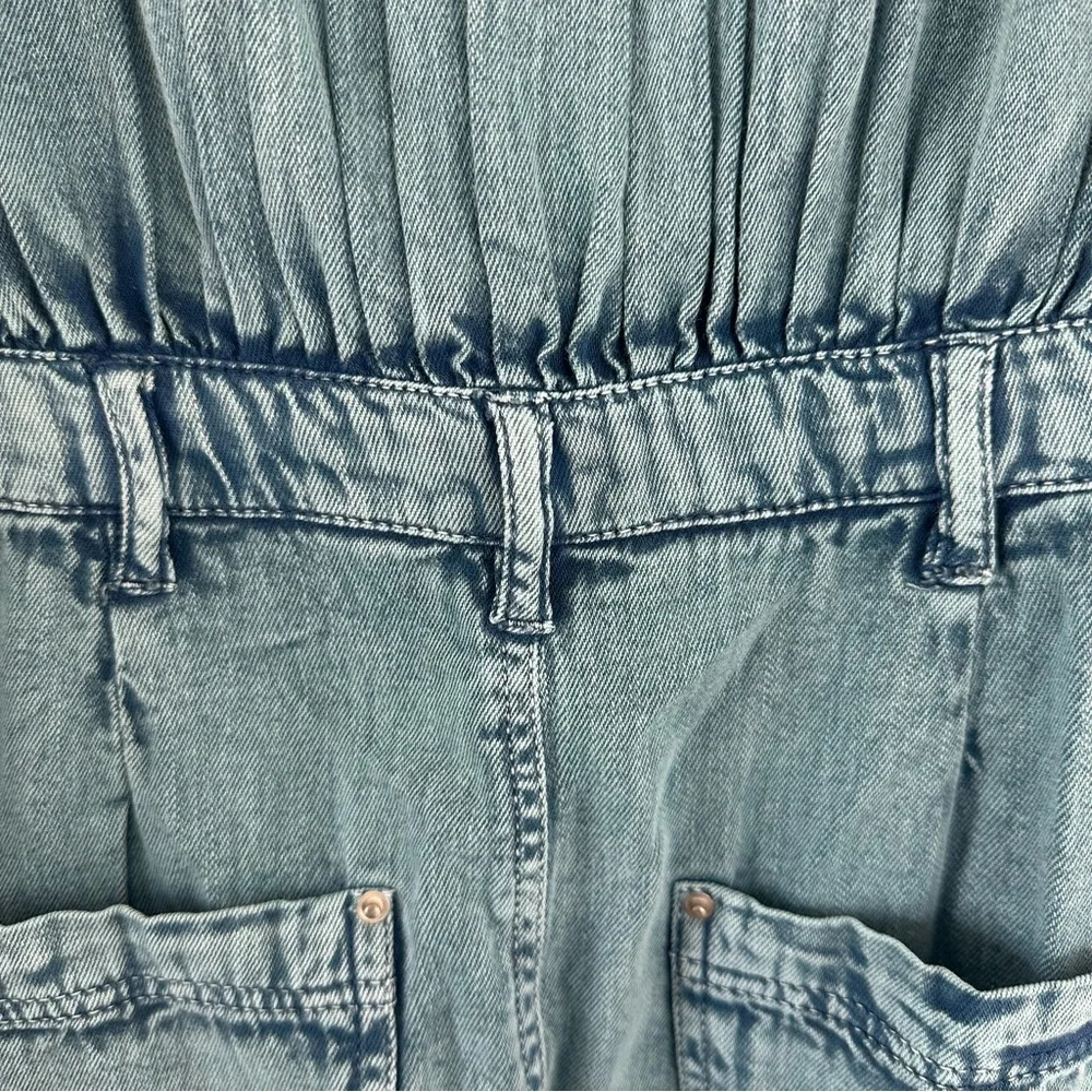 Free People Mad Love Midi Size Small Long Sleeve Denim Dress - Picture 13 of 13